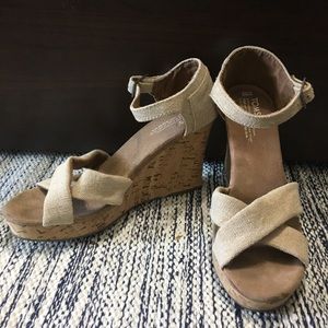 Toms Sienna Wedge Sandal